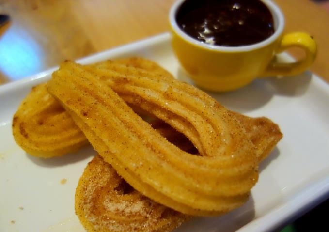 Churros and coffee